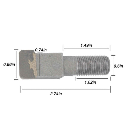 Stump Grinder Teeth 2-7/8"Lx3/4"W for Baumalight Shaver JCB Bradco - 10 pack