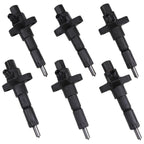 6X Fuel Injector 9430611425 1-15300250-2 for Isuzu 6BD1 Hitachi EX120-2 EX200-2