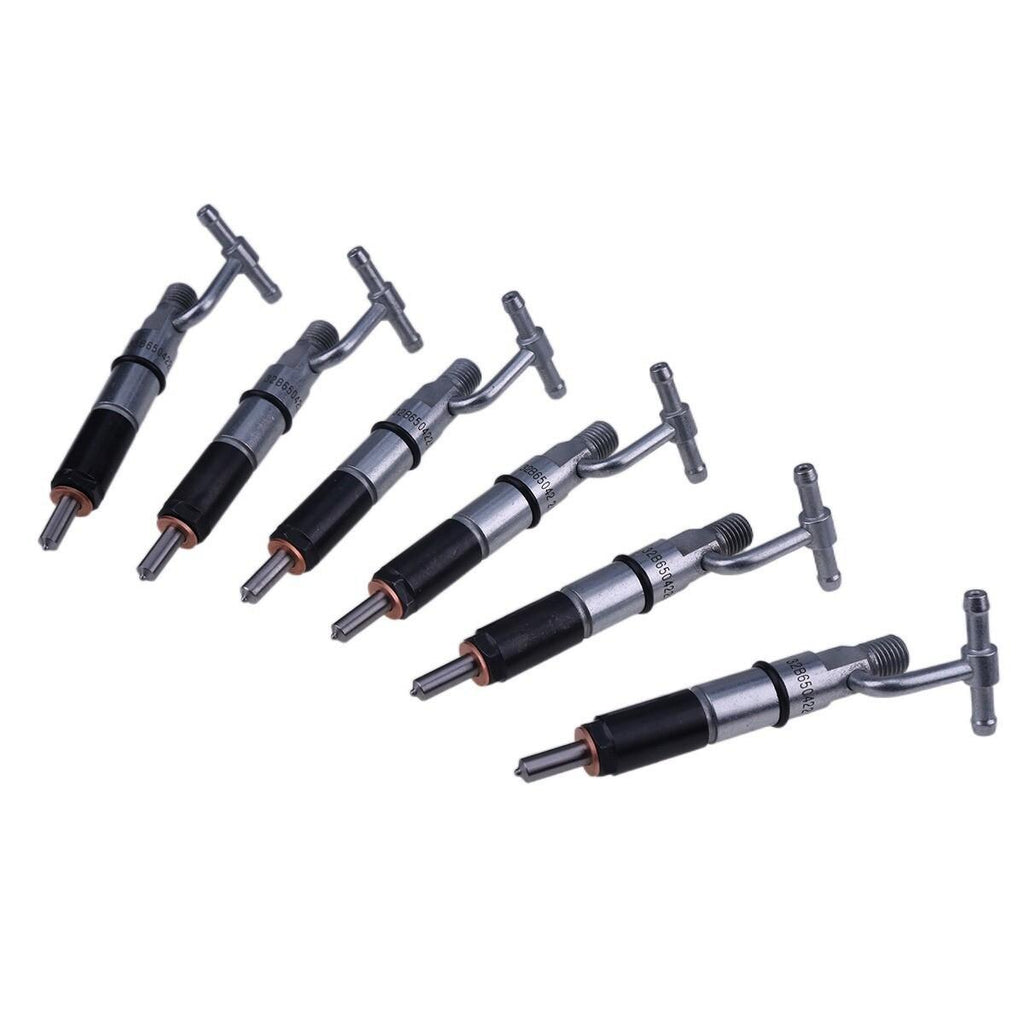 6X Fuel Injector 128-3293 for Caterpillar 3046 Engine 315 315B 939C D5G D5C III