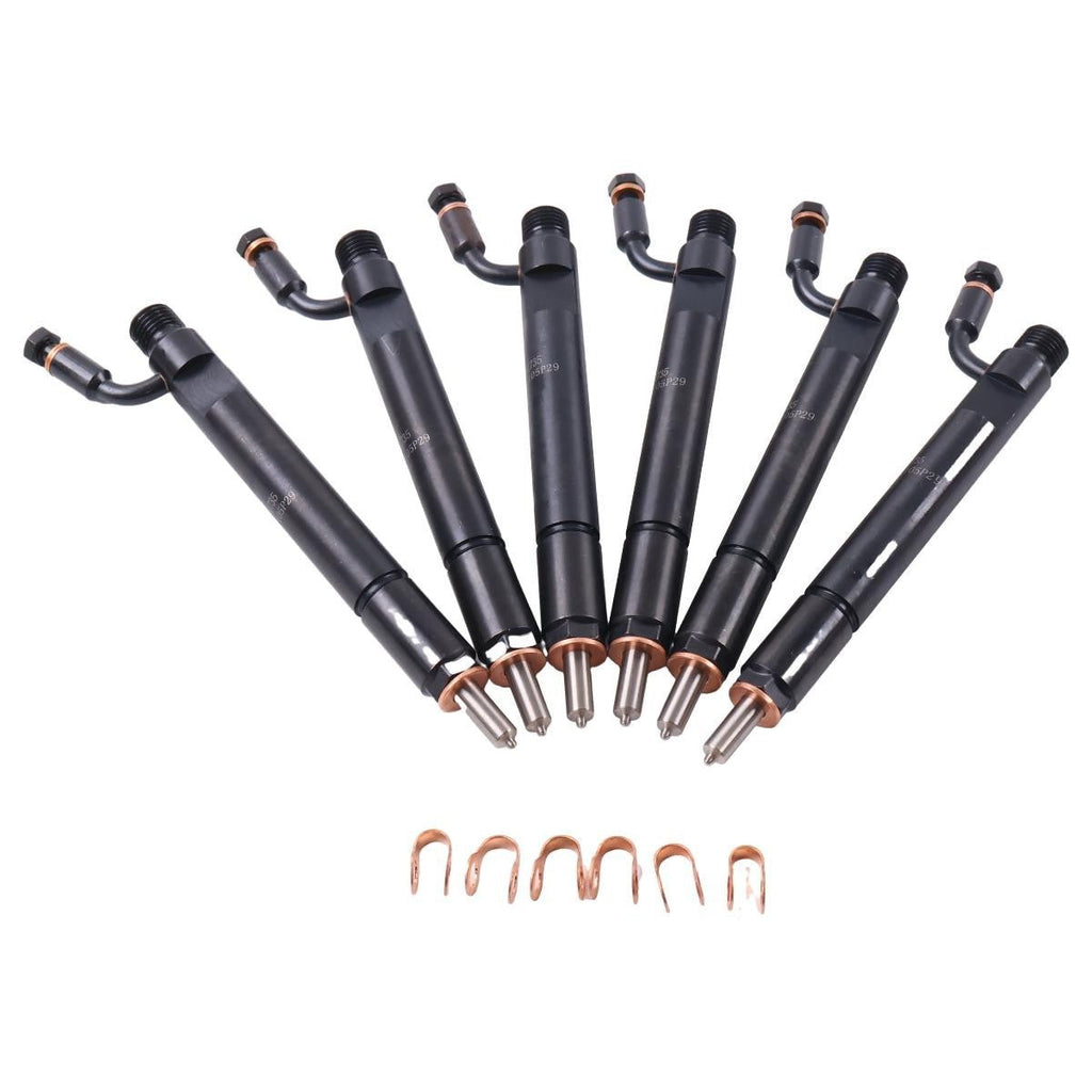 6X Fuel Injector 3931735 for Cummins 6CT Engine 8.3 Case 2388 255 0432191531