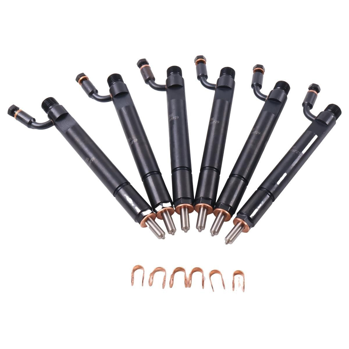 6X Fuel Injector 3931735 for Cummins 6CT Engine 8.3 Case 2388 255 0432191531