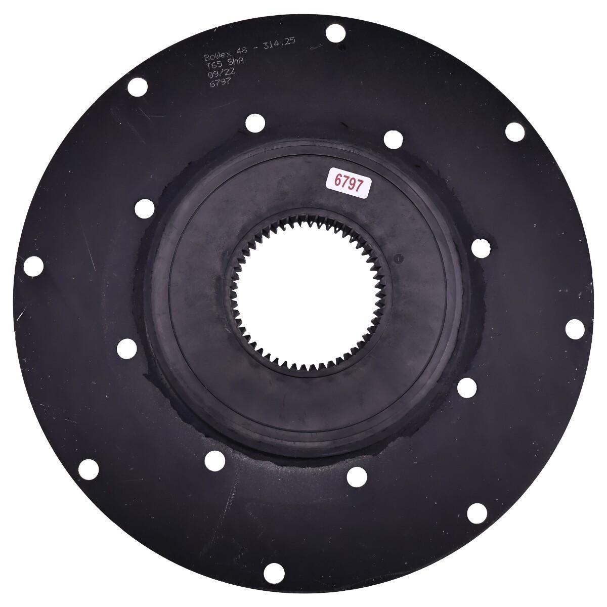 Coupling for Ingersoll Rand Doosan Air PLAS JD 185 48HE 314.25 65ShA 22351720