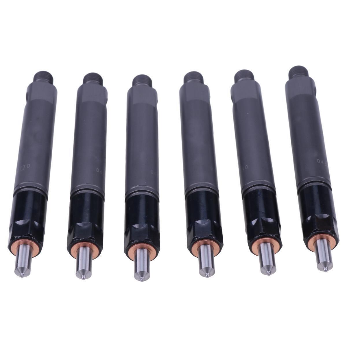 6X Fuel Injector VOE479443 VOE8112303 0432191730 for Volvo EC340 EC390 L150
