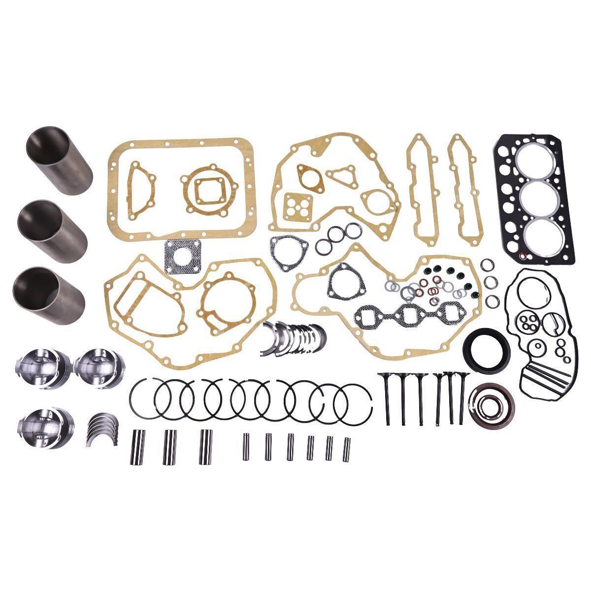 Overhaul Rebuild Kit for Mitsubishi S3L S3L2 Mahindra Massey Ferguson NewHolland