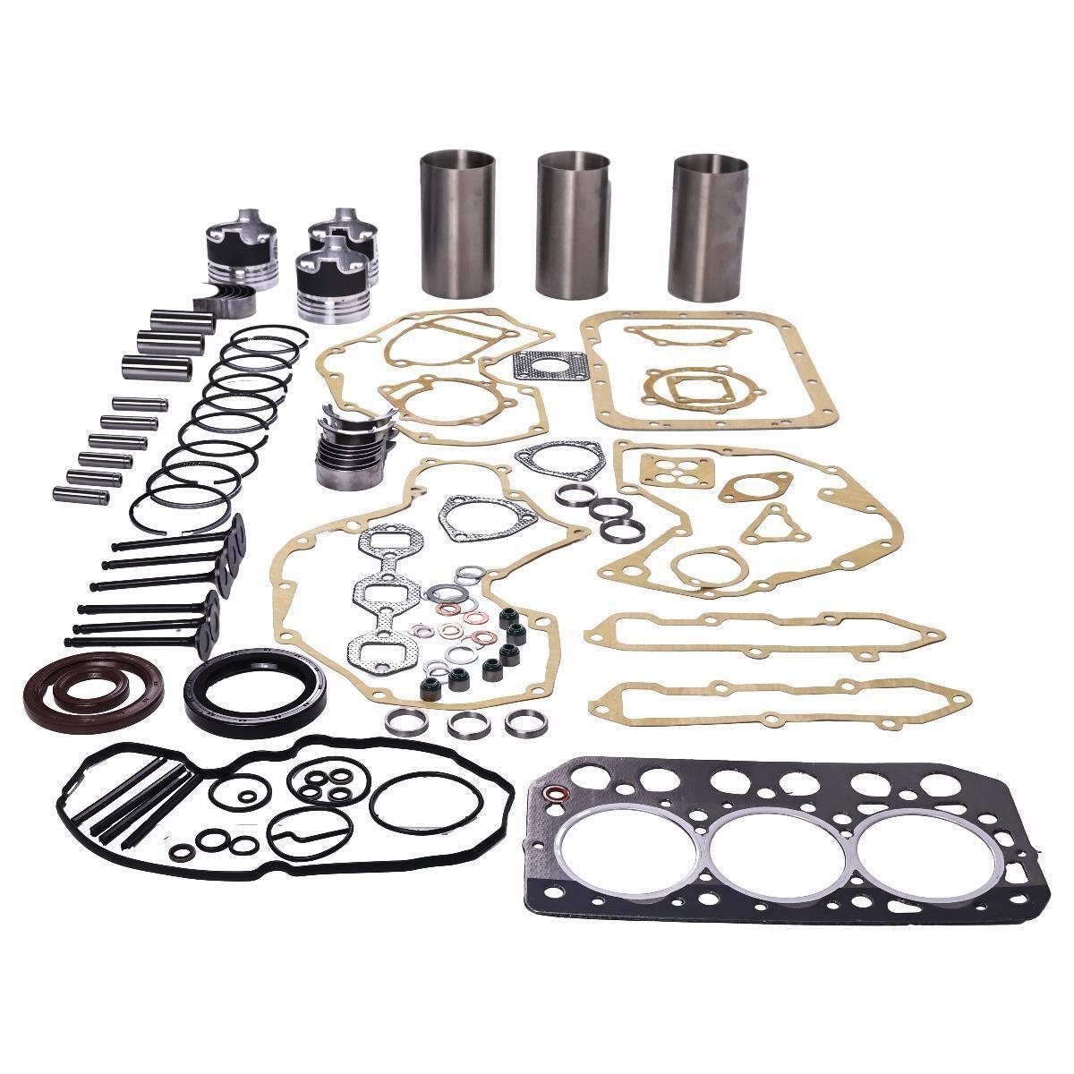 Overhaul Rebuild Kit for Mitsubishi S3L S3L2 Mahindra Massey Ferguson NewHolland