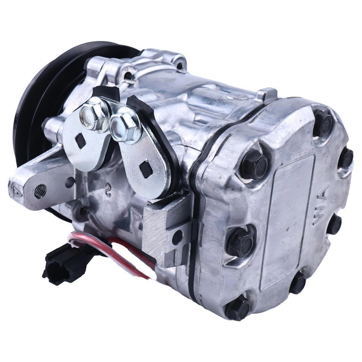 12V SD7B10 A/C Compressor KHR3536 for CASE CX75SR CX80 Crawler Excavator
