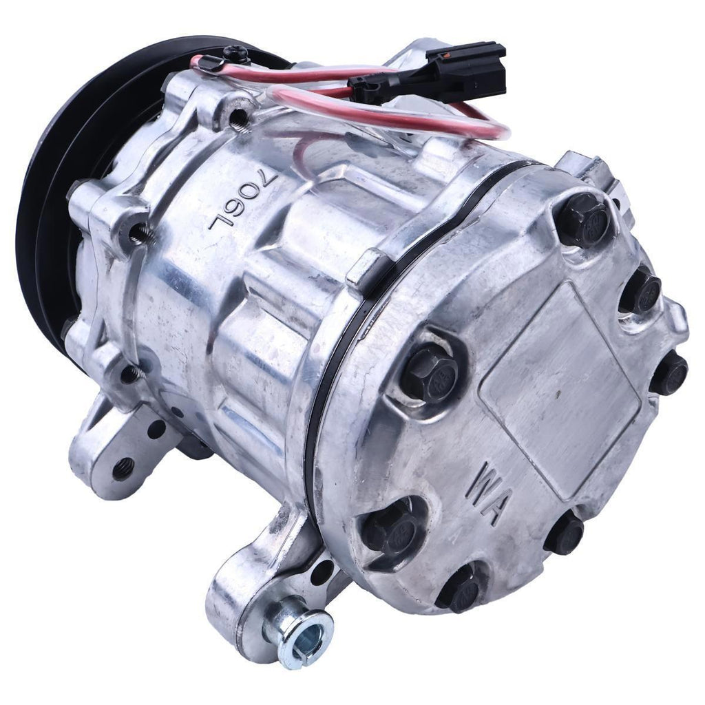 12V SD7B10 A/C Compressor KHR3536 for CASE CX75SR CX80 Crawler Excavator
