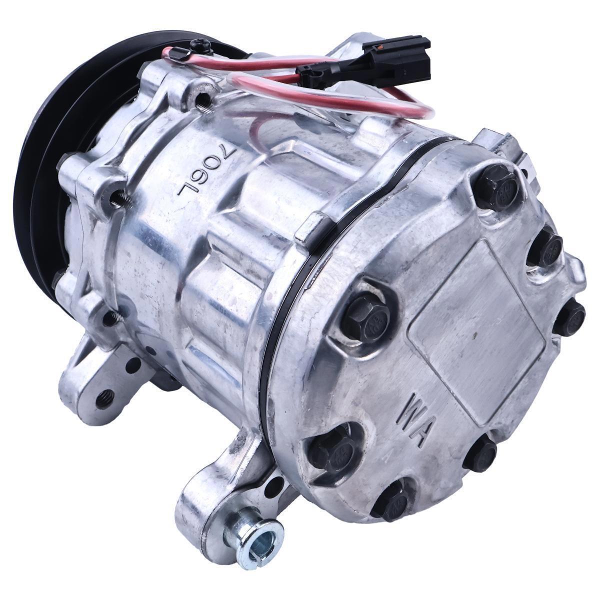 12V SD7B10 A/C Compressor 22F-979-3300 for Komatsu PC27MR-3 PC30MR-5 PC35MR-3