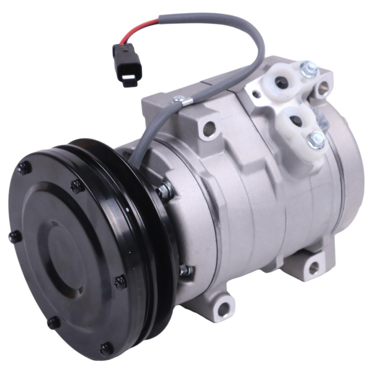 24V 10S17C A/C Compressor 447260-6121 for Caterpillar E320D Excavator 4472606121