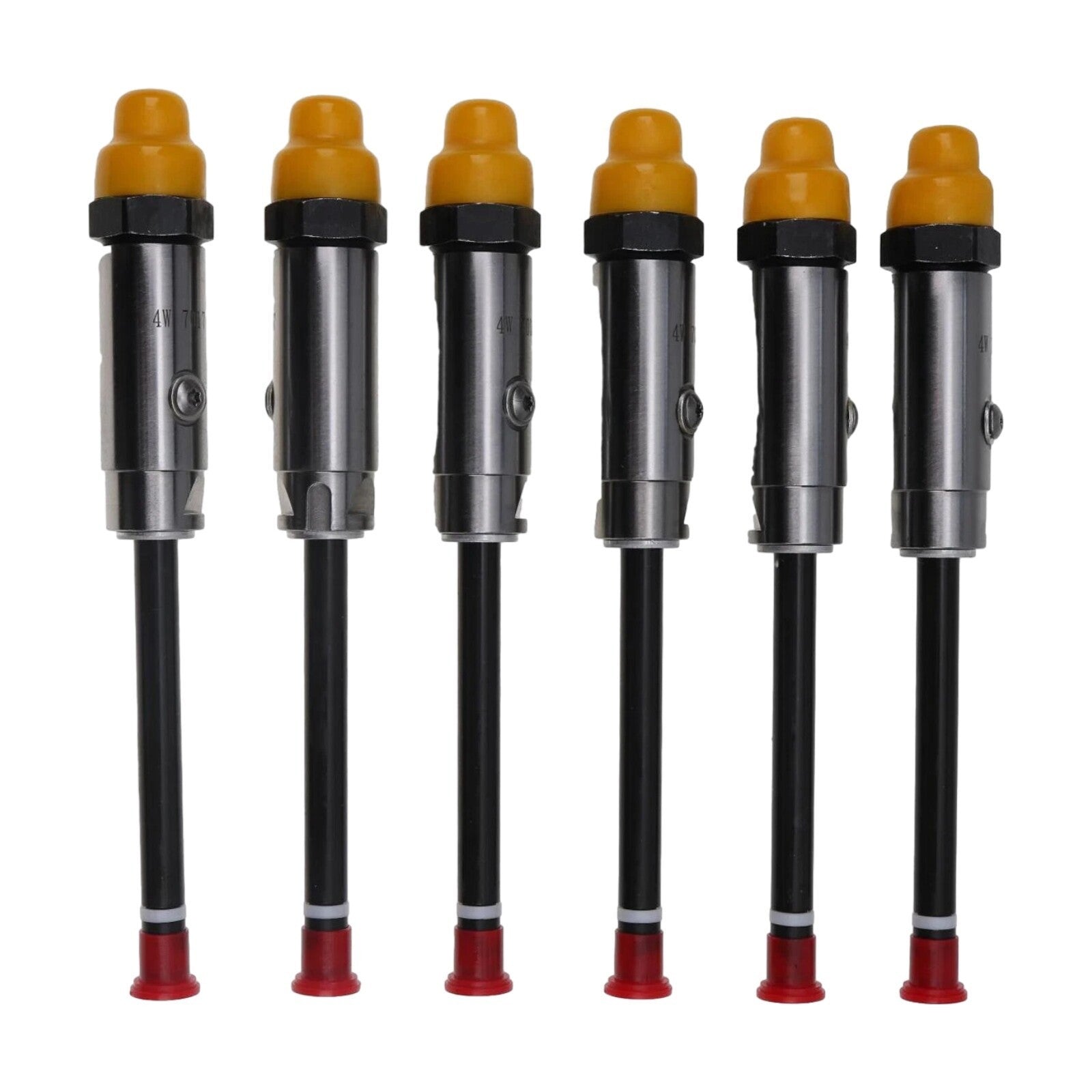 6X Fuel Injector Nozzle 0R-3421 4W-7017 For CAT 245D 824C 980F Engine 3406B 3412