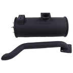 Muffler Silencer for Yanmar 4TNV98 Engine Takeuchi Excavator TL130 420*175mm
