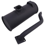Muffler Silencer for Yanmar 4TNV98 Engine Takeuchi Excavator TL130 420*175mm