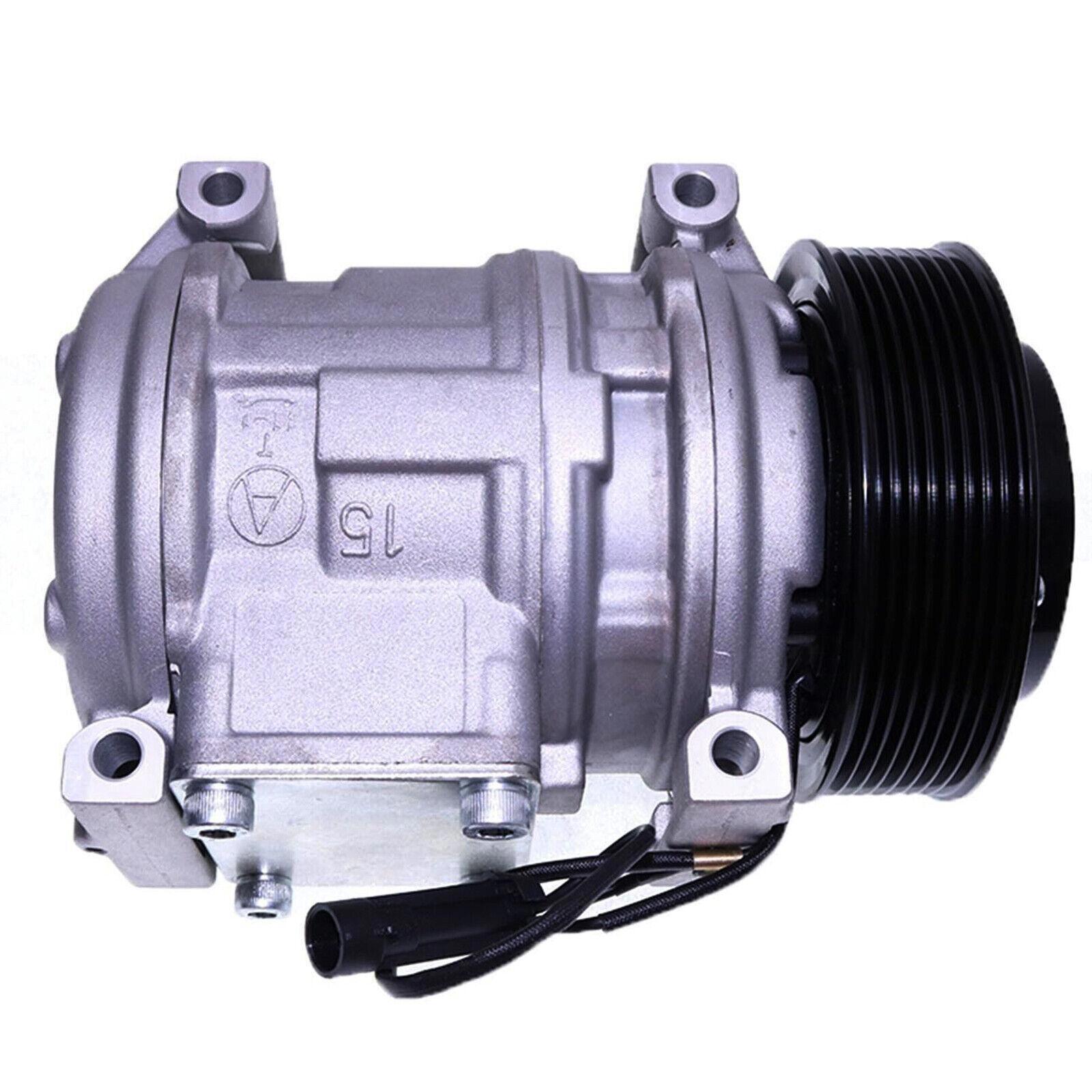 12V A/C Compressor AL176858 For John Deere 323D 320D 328D 6300 6310 6400 6405