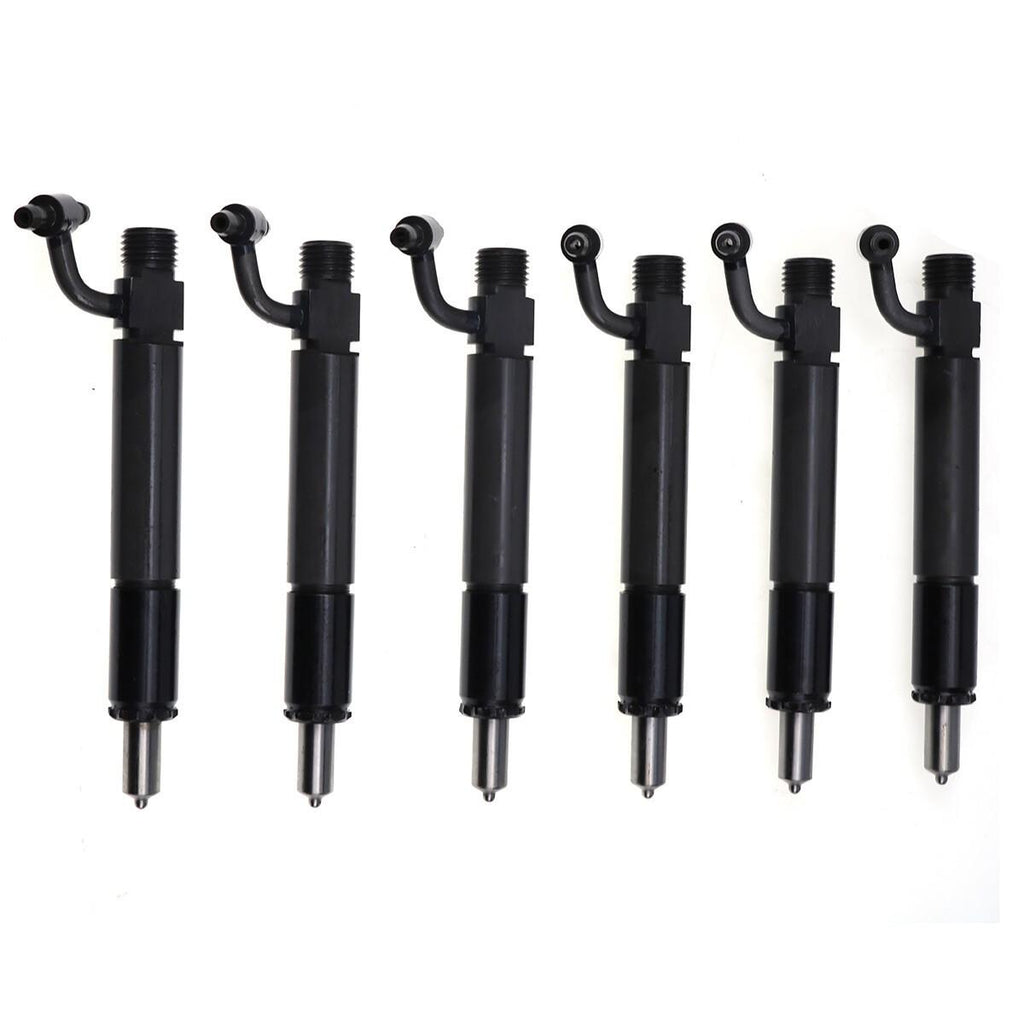 6X Fuel Injector 631571C91 675967C91 for Farmall 966 1066 1086 1466 1566 Case