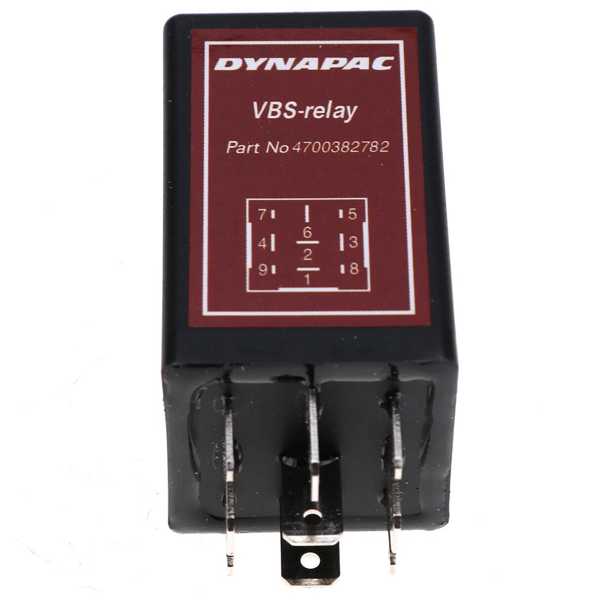 9 Pins 4700382782  Roller Grader VBS Relay For Dynapac CC422 CC522 CC622 382782