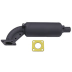 Muffler 12582-12110 w/Gasket for Kubota D722 D905 D1005 D1105 WG750 WG752 WG972