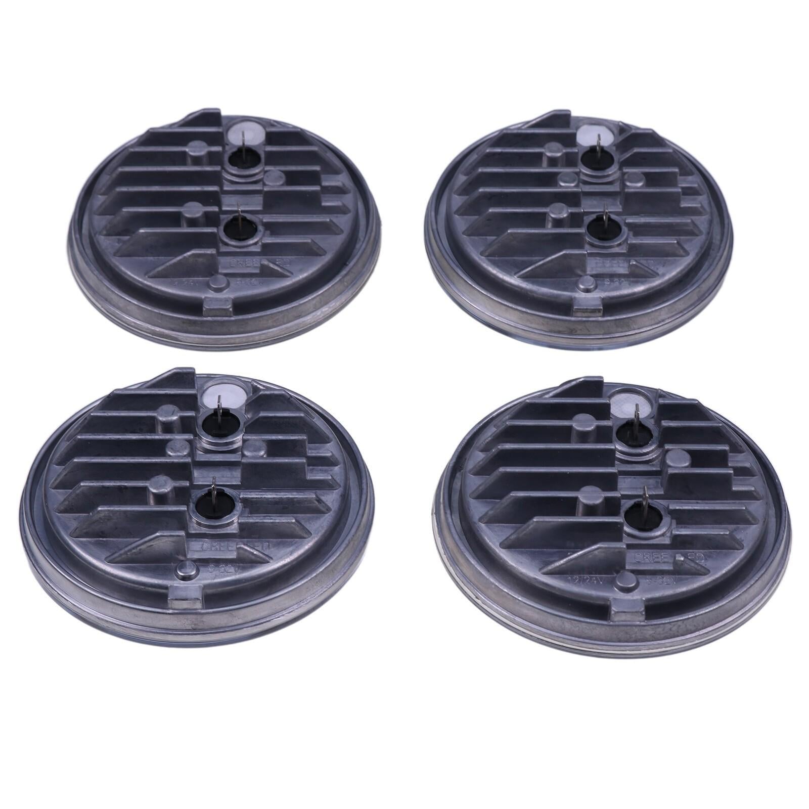 4Pcs 4.5" LED Tractor Work Light For John Deere 2510 3010 4000 4450 4250 4050