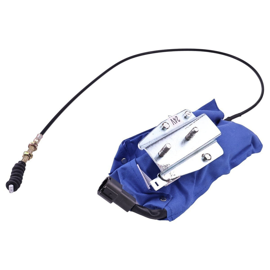 24V Stop Solenoid Stopper 1819002270 for Isuzu 4BG1 6BD1 Hitachi  EX200-2