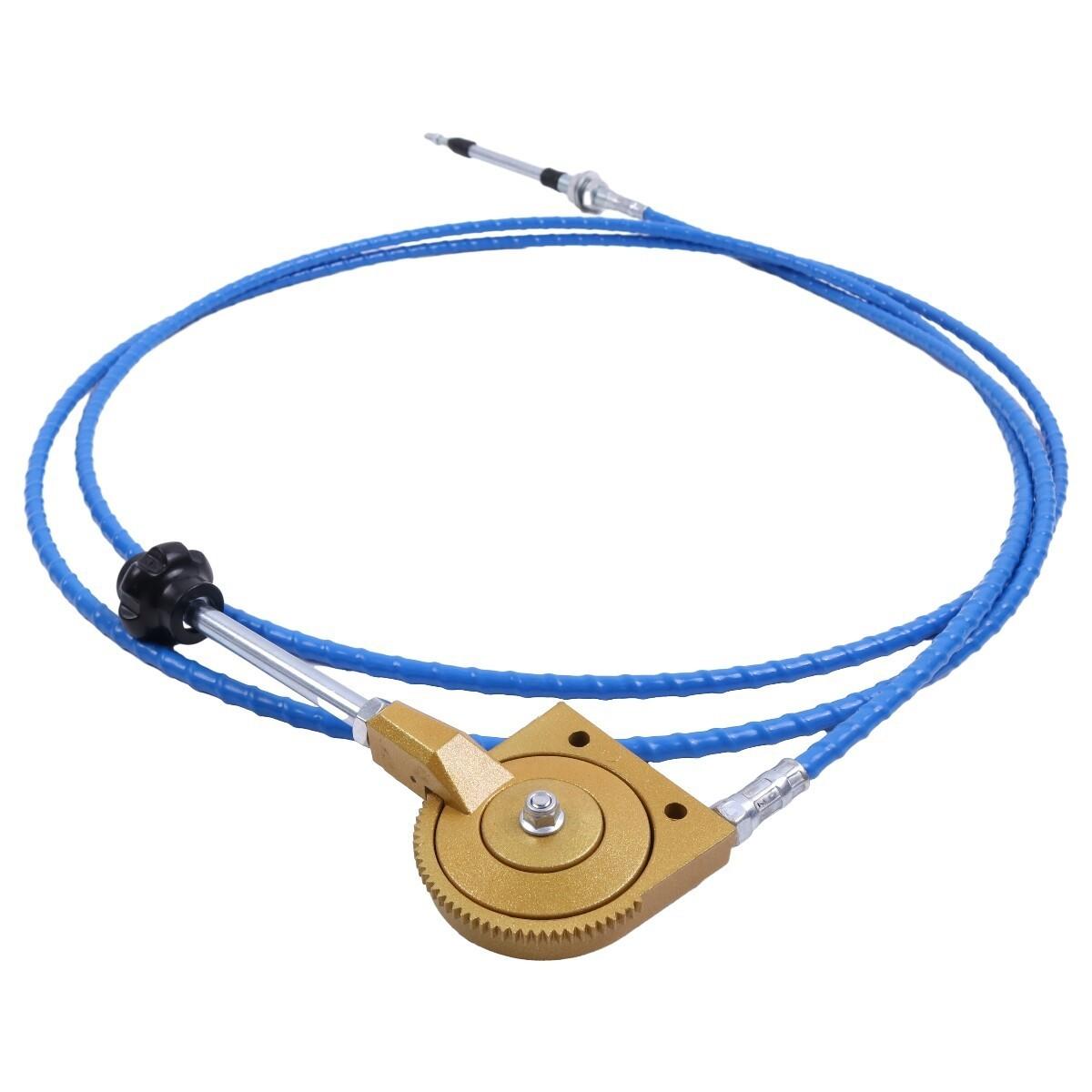 4M 157" Throttle Cable W/Control Handle For Komatsu Kobelco Hitachi CASE JD CAT