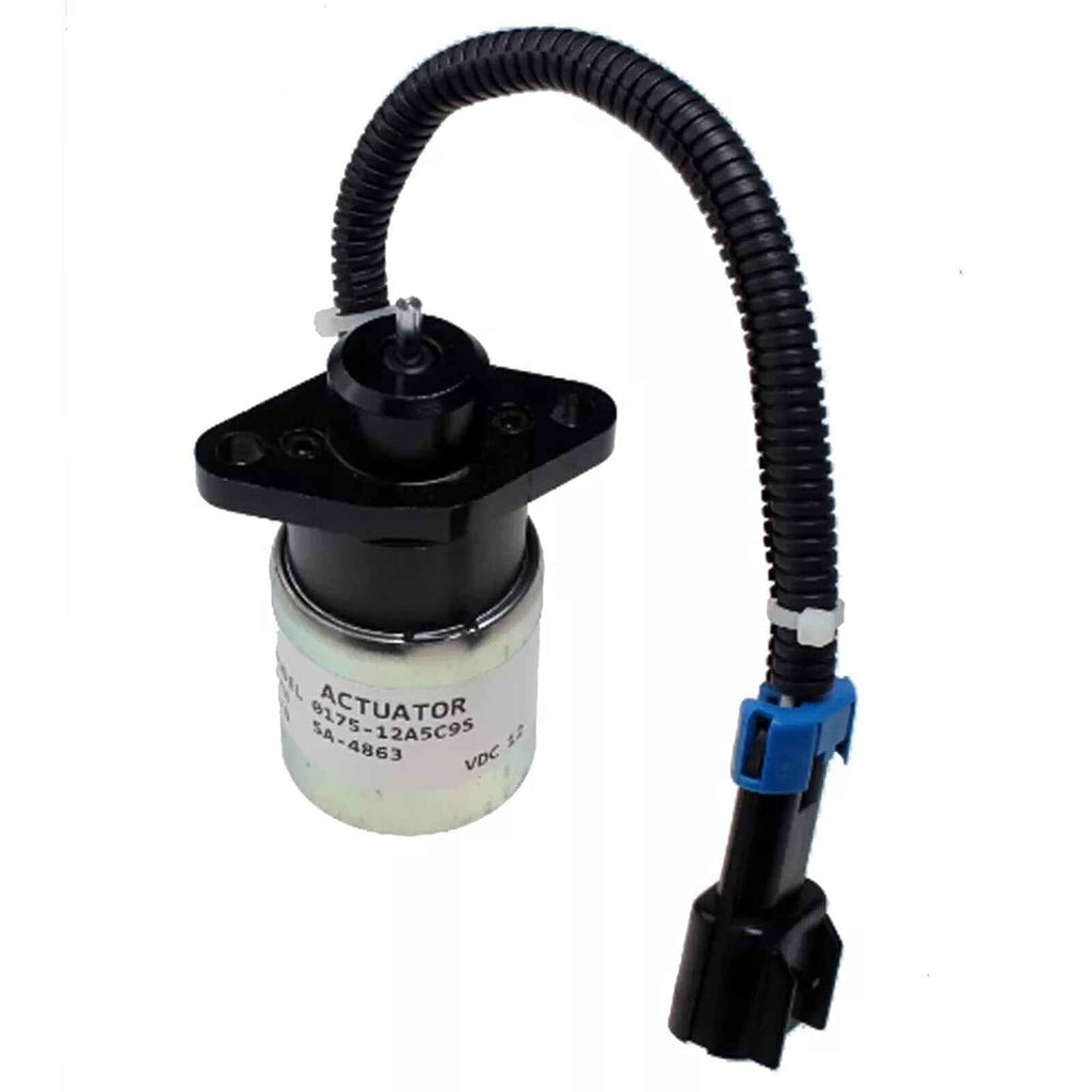 12V Stop Solenoid  0175-12A5C9S SA-4863-12  For Kubota Woodward JLG 7023177