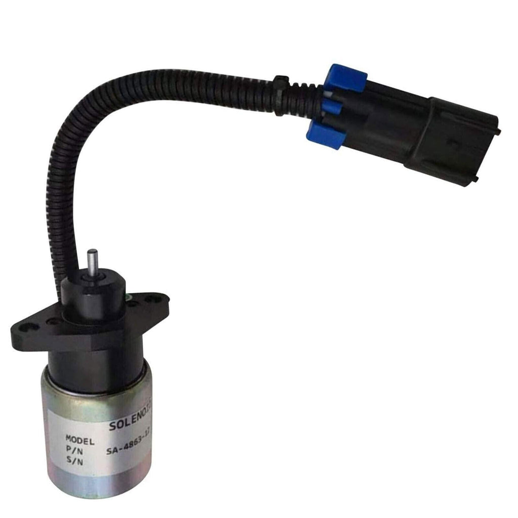12V Stop Solenoid  0175-12A5C9S SA-4863-12  For Kubota Woodward JLG 7023177