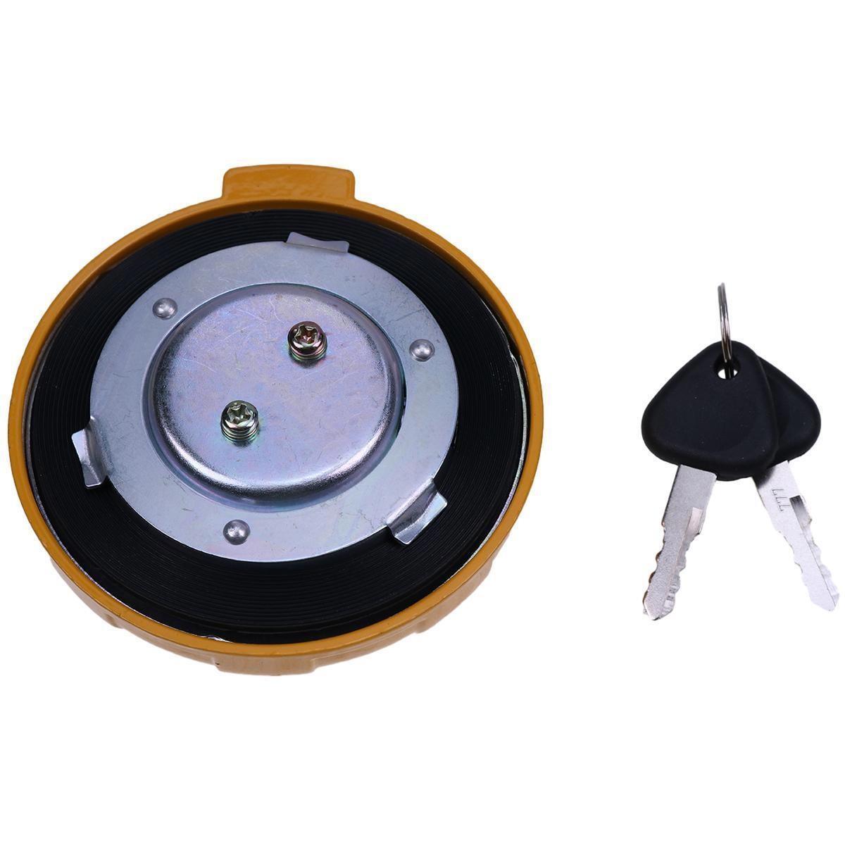 Fuel Cap 2 Key 777 14641479 14639653 14528922 For Volvo EC210B EC290B EC140B
