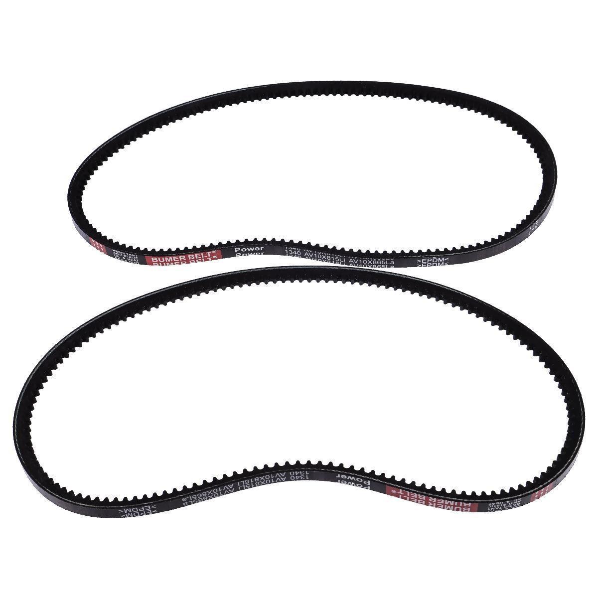 2X Alternator Belt 6686683 for Bobcat MT52 MT55 MT85 Mini Track Loader