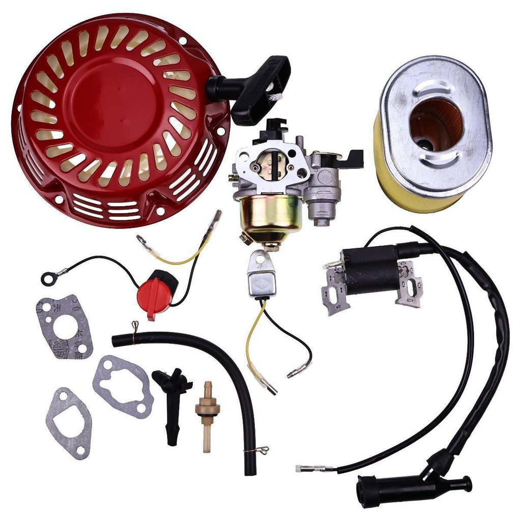 Carburetor Ignition Coil Recoil Starter for Honda GX140 GX160 GX200 5.5HP 6.5HP