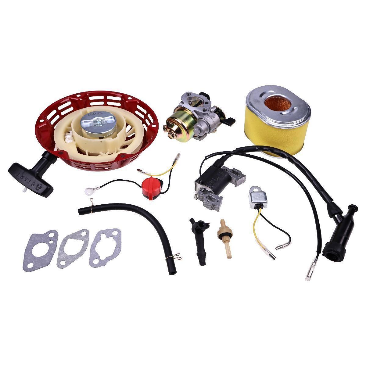 Carburetor Ignition Coil Recoil Starter for Honda GX140 GX160 GX200 5.5HP 6.5HP