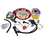 Carburetor Ignition Coil Recoil Starter for Honda GX140 GX160 GX200 5.5HP 6.5HP