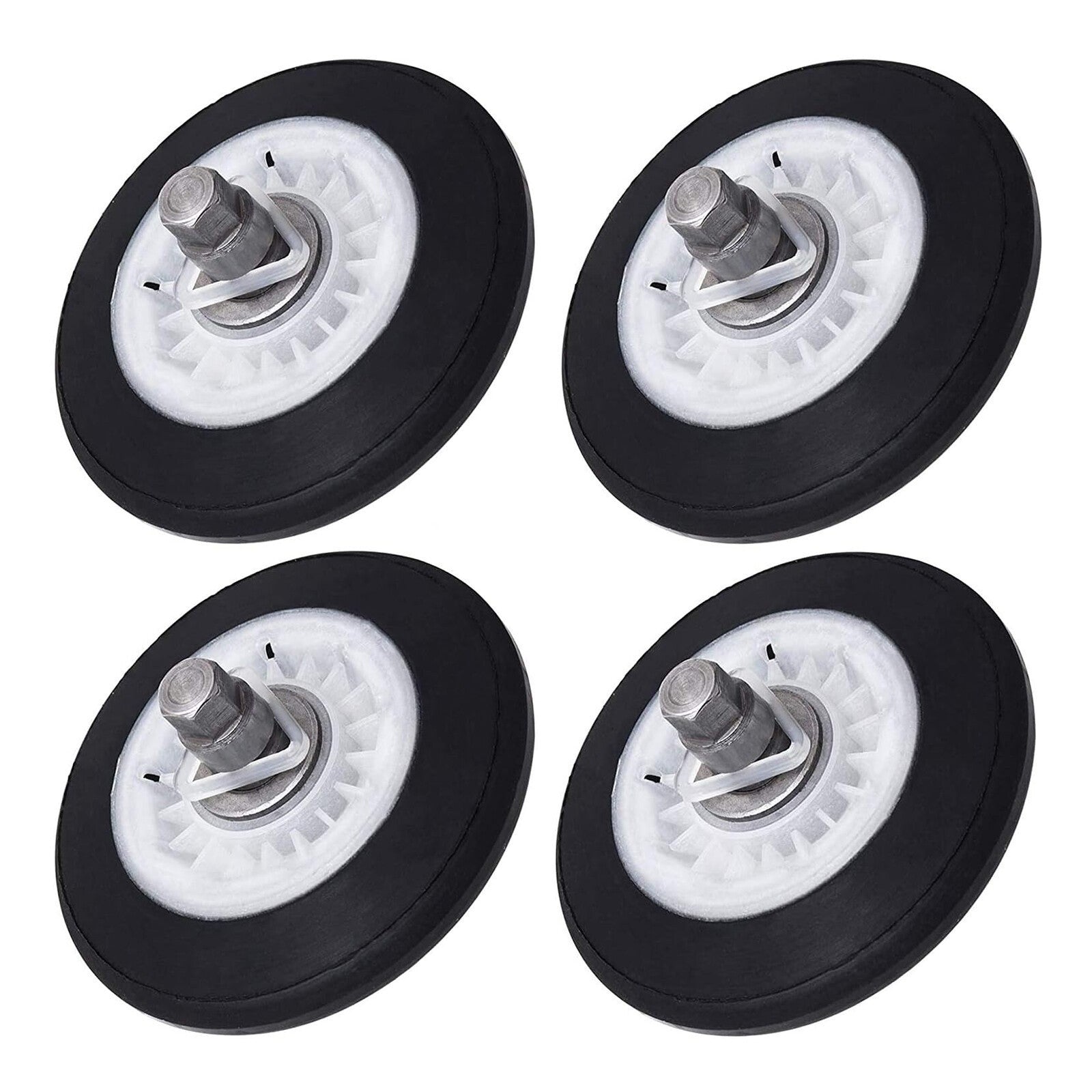 (4-Pack) Dryer Drum Roller Assembly For LG Dryers 4581EL3001A 4581EL2002C