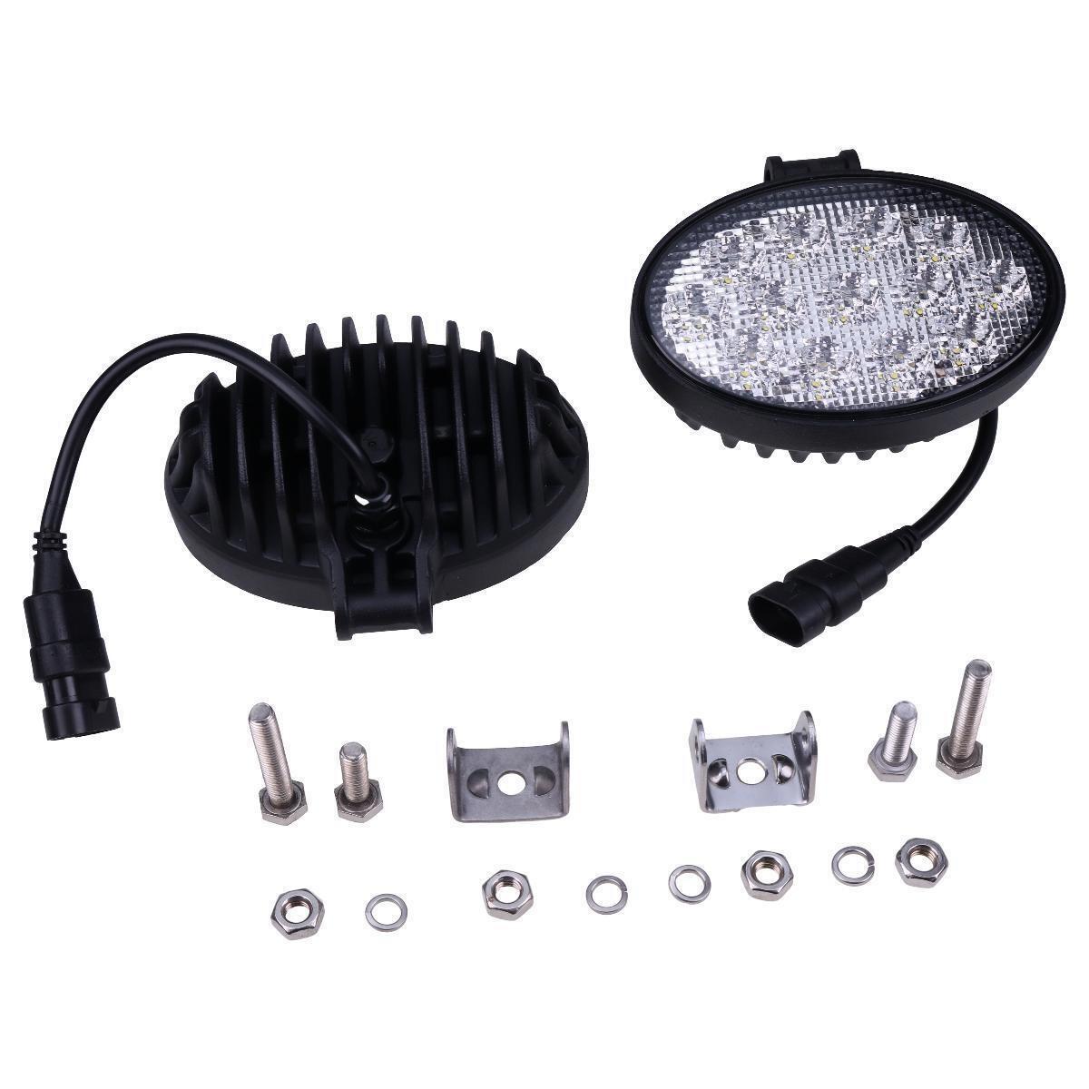 2X LED Flood Lights 700726172 for Agco Baler 2150 2170 2190 7423 7424 7434 7444
