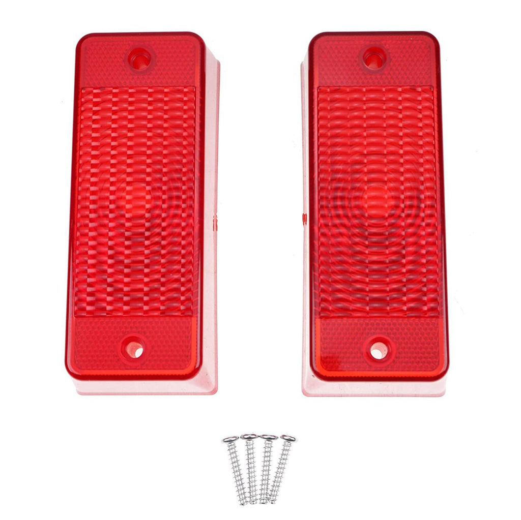 2X 6672276 Red Tail Light Lens For Bobcat 553 S150 S160 T250 T300 T320 T450 T550