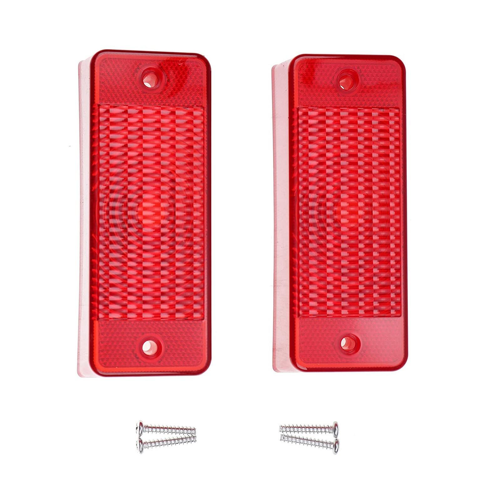 2X 6672276 Red Tail Light Lens For Bobcat 553 S150 S160 T250 T300 T320 T450 T550