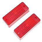 2X 6672276 Red Tail Light Lens For Bobcat 553 S150 S160 T250 T300 T320 T450 T550