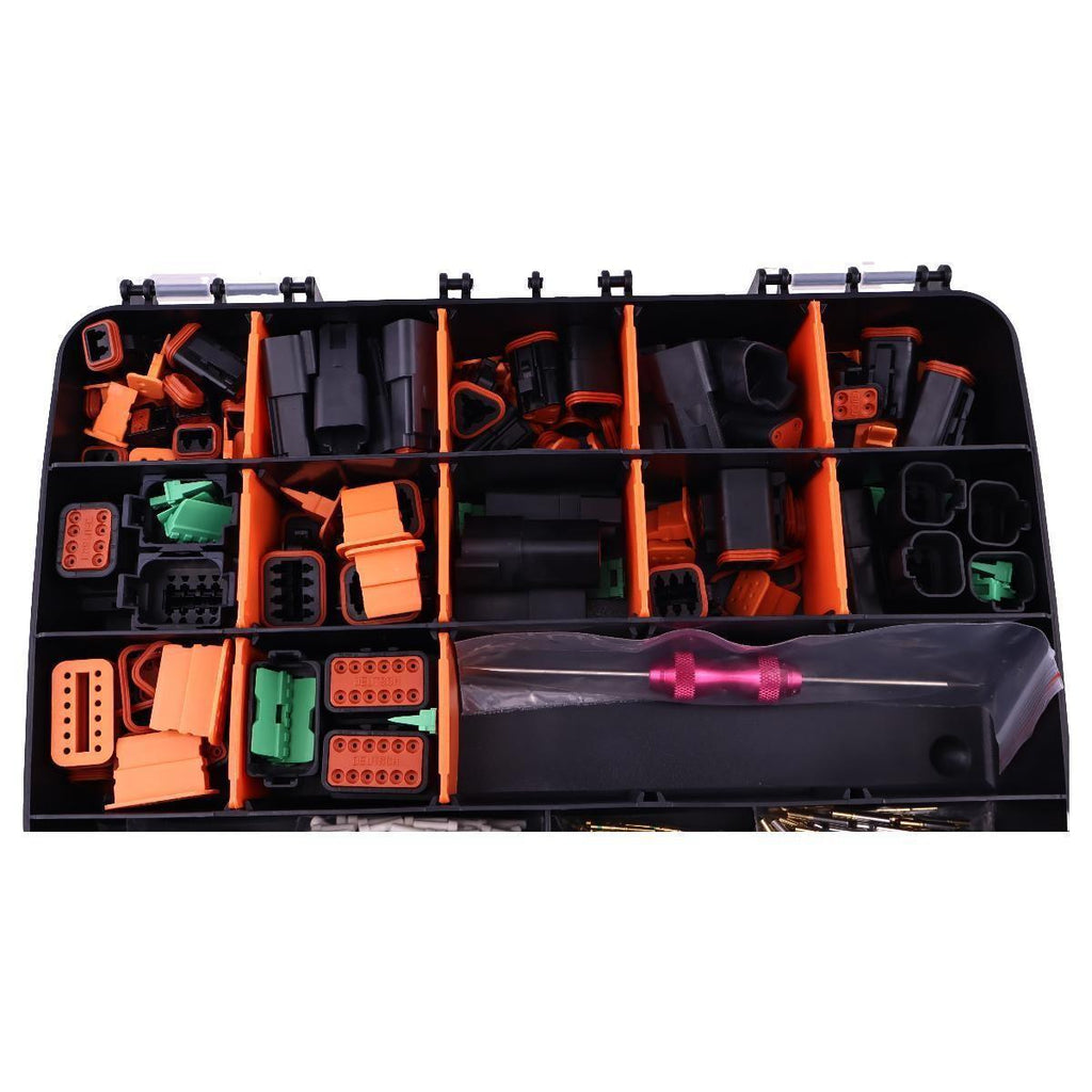 Electrical Connector Kit 175-3700 W/CP-463 Crimp Tool forCaterpillar C3.3B 3508B