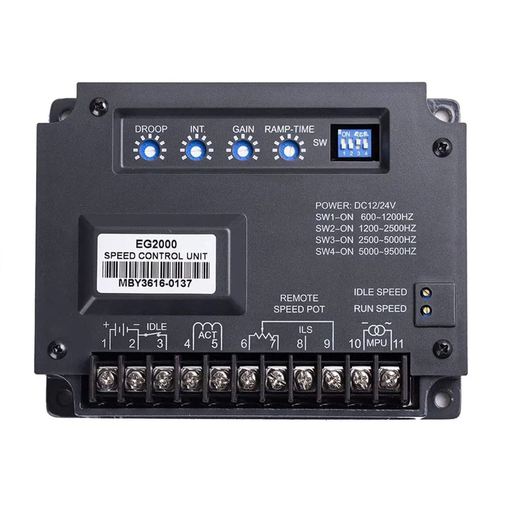 EG2000  ESC2301-A Electronic Engine Speed Governor Generator Controller Panel