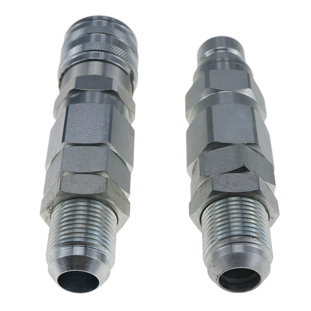 #12JIC Flat Face Hydraulic Quick Connect Coupler for Bobcat 773 873 863 963 7753