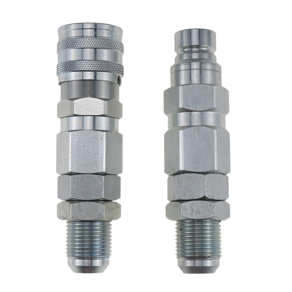 #12JIC Flat Face Hydraulic Quick Connect Coupler for Bobcat 773 873 863 963 7753
