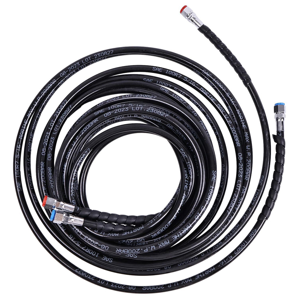 Hydraulic Hose Kit HO5124 for SeaStar Outboard Steering Boat Teleflex Marine24ft