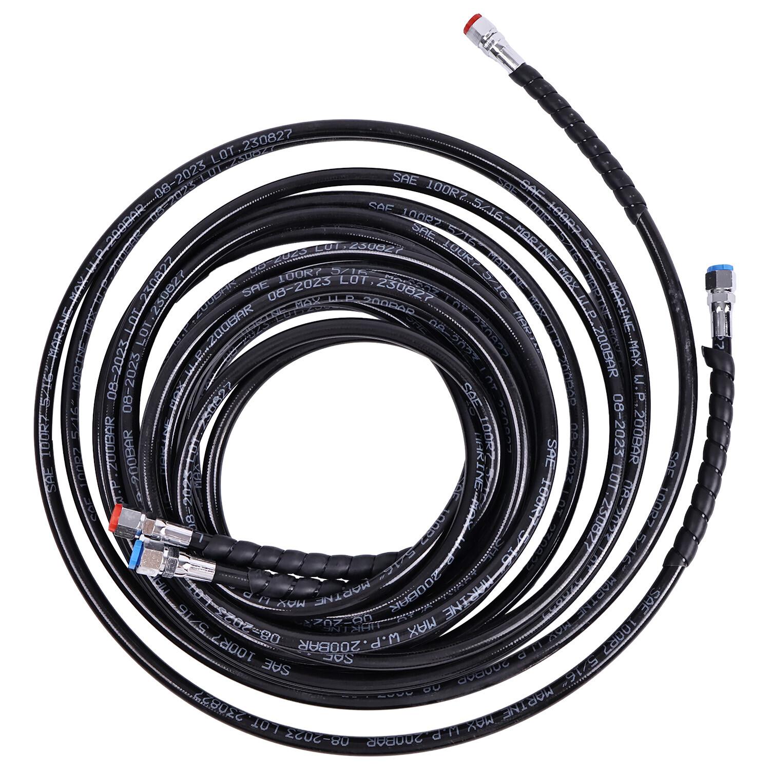 Hydraulic Hose Kit HO5124 for SeaStar Outboard Steering Boat Teleflex Marine24ft