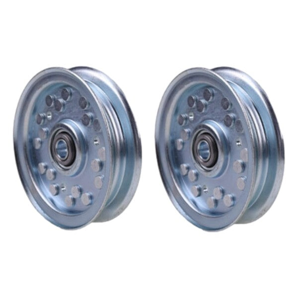 2PC Falt Idler Pulley 033600100 for Bad Boy Dixie Chopper 302244 3/4''