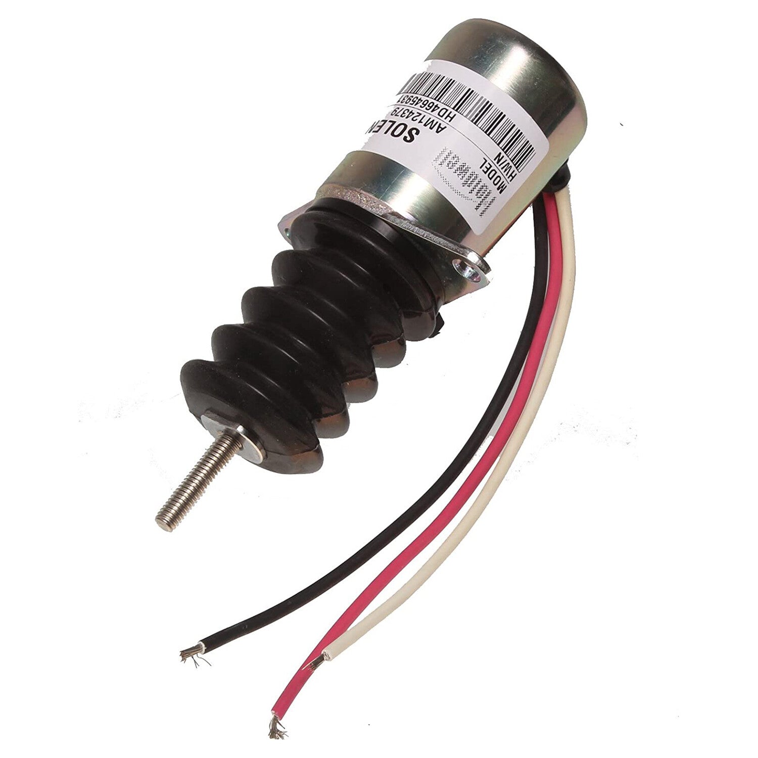 Fuel Shut off Solenoid AM124379 for john deere 375 675 675b 3375 4475 4475 6675