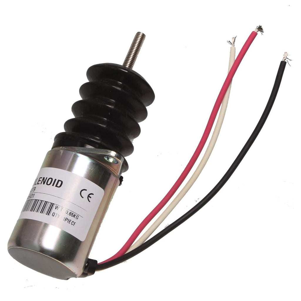 Fuel Shut off Solenoid AM124379 for john deere 375 675 675b 3375 4475 4475 6675