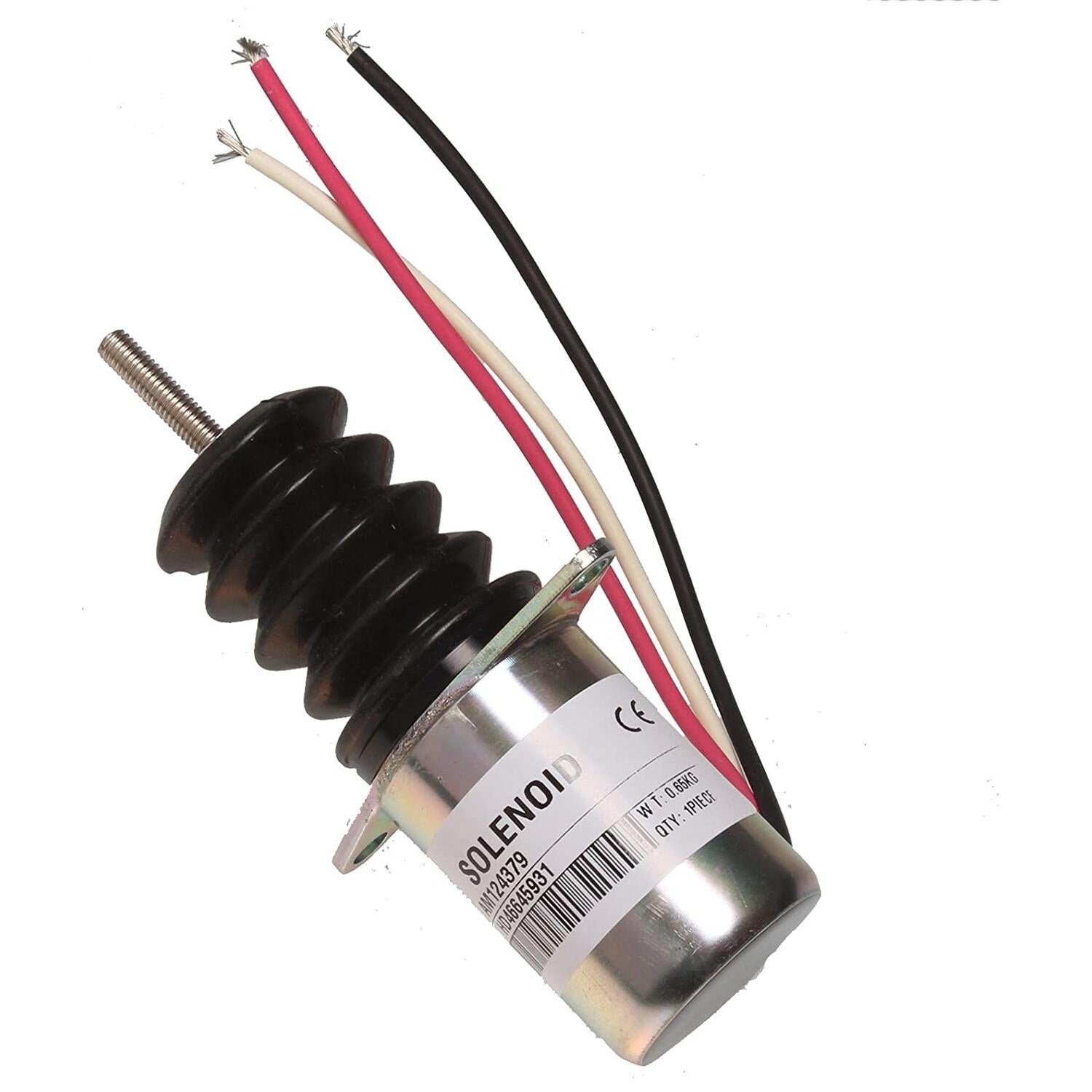 Fuel Shut off Solenoid AM124379 for john deere 375 675 675b 3375 4475 4475 6675