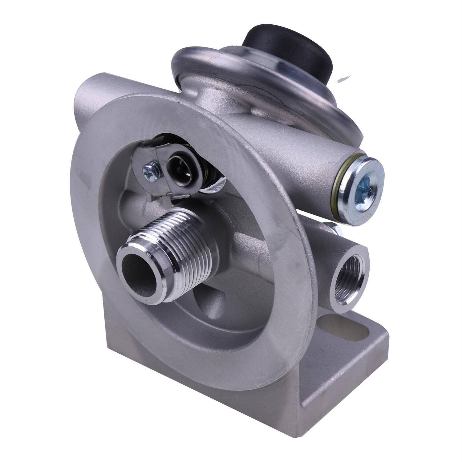 Hand Priming Pump Fuel Filter Mounting Base M16X1.5MM 1-14" Spin On Mount