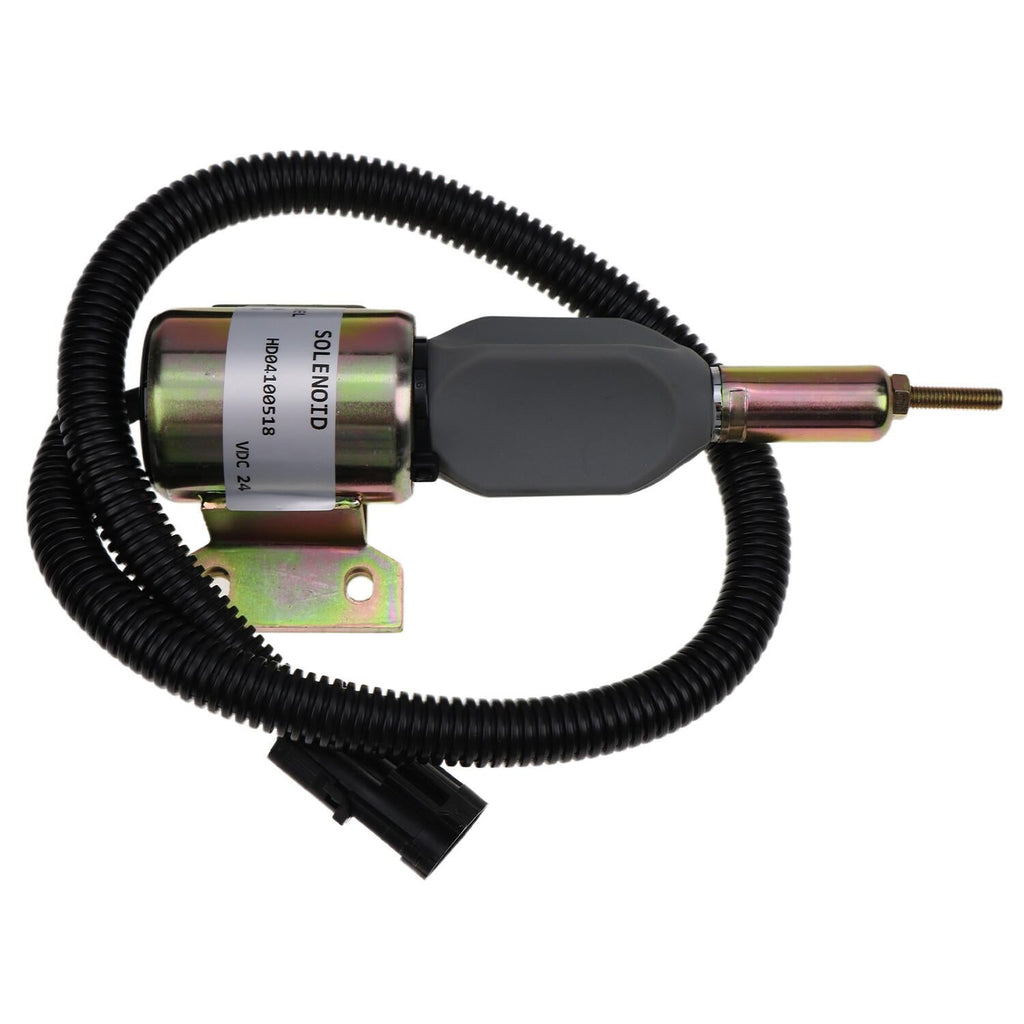 New Fuel Shutoff Solenoid Valve 3935432 24V for Cummins 6BT 5.9L Engine