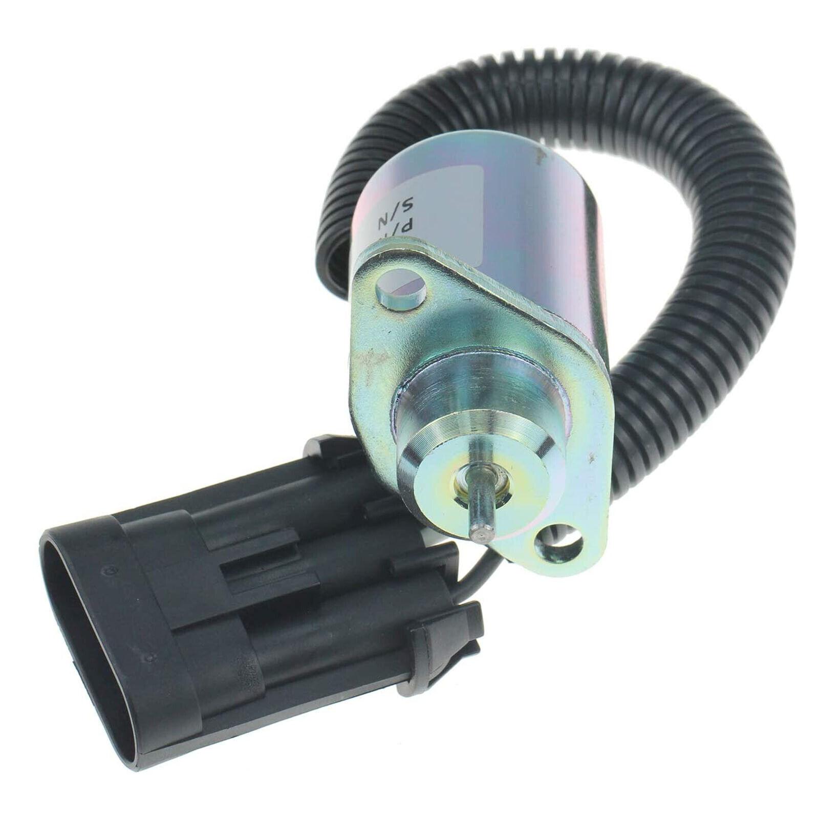 Shutoff Solenoid Valve 6670602 12V for Bobcat 463 553 S70 S100 3Pin