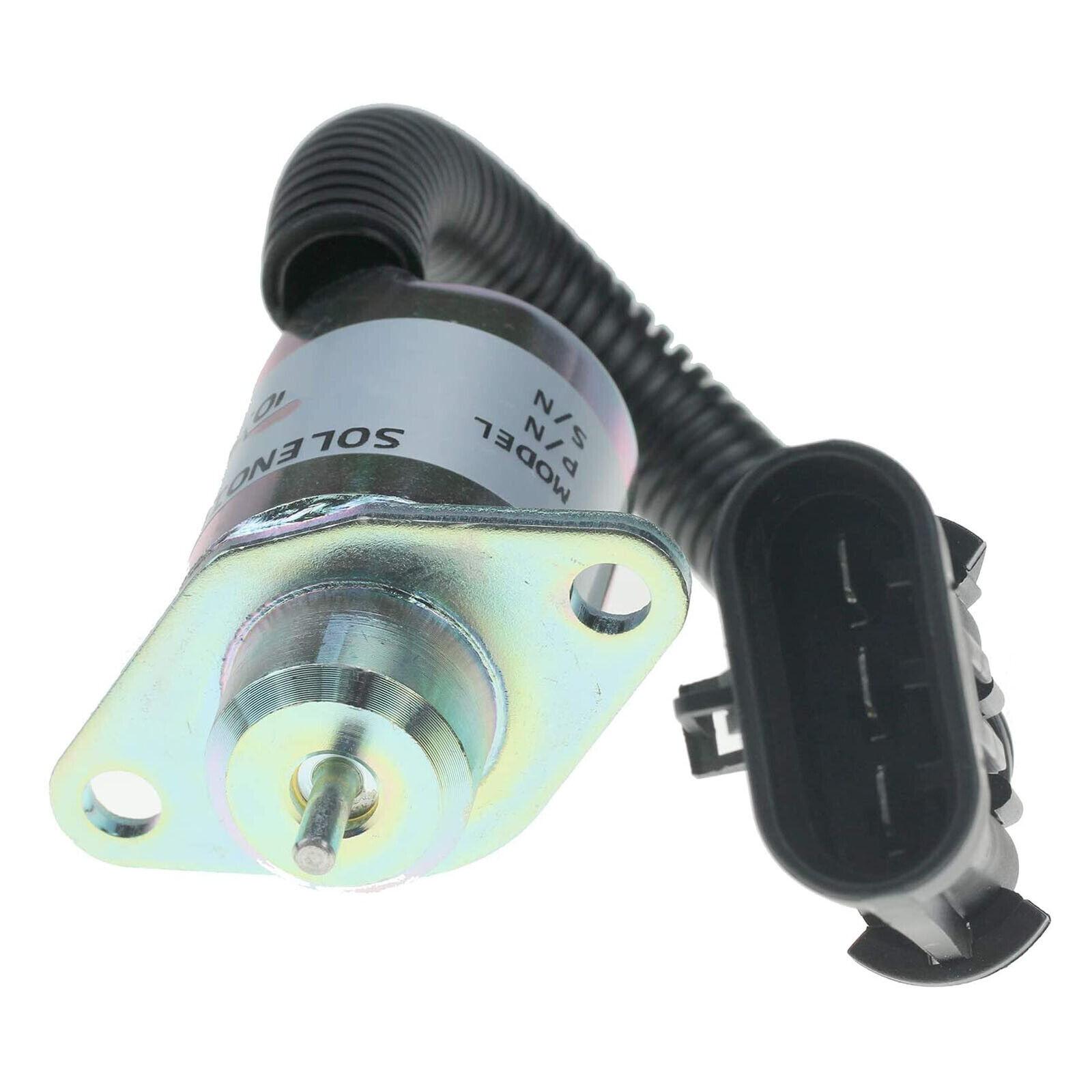 Shutoff Solenoid Valve 6670602 12V for Bobcat 463 553 S70 S100 3Pin