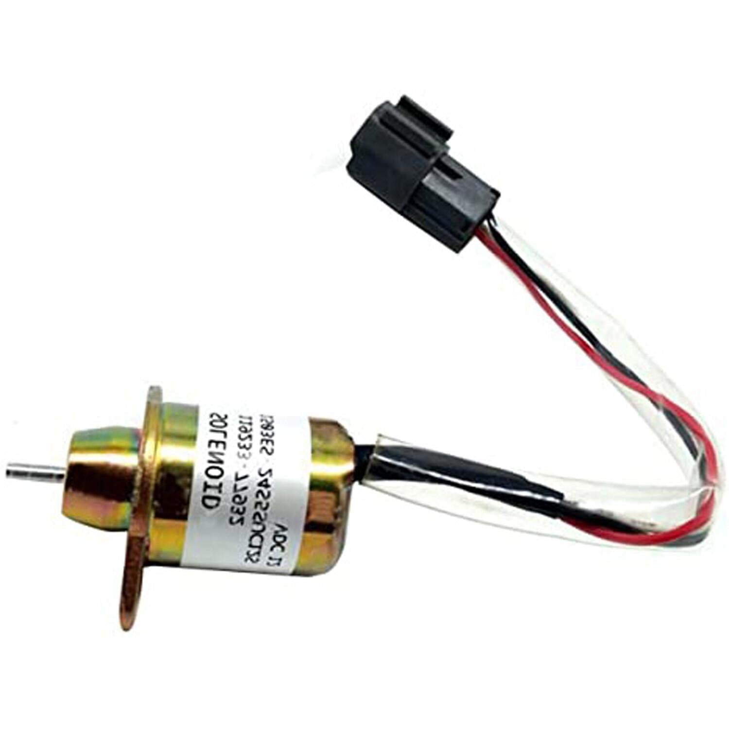 New 12V Fuel Stop Solenoid Valve For John Deere 3203 4105 3032E 3036E 3038E